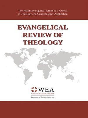 cover image of Evangelical Review of Theology, Volume 45, Number 2, May 2021